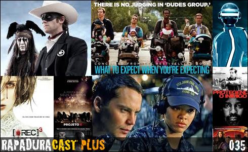 RapaduraCast Plus 035! – The Lone Ranger, Nolan/Kubrick, REC 3, Battleship, Projeto X, Shame e Anderson Silva: Como Água