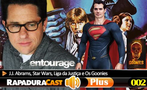 PLUS 002 - J.J. Abrams vai dirigir Star Wars 7 e Star Trek 3, Liga da Justiça, Entourage, WOW e Os Goonies